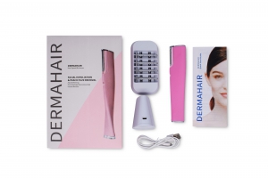 Derma Hair Facial Exfoliation and Peach Fuzz Removal Device